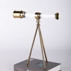 Crystal Telescope Ornament 