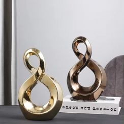 2 Pcs Luxury Ceramic Home Decor